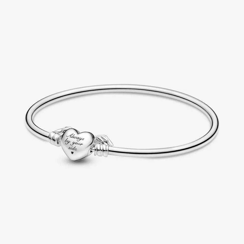 Bracelet Charm Winged Love Heart